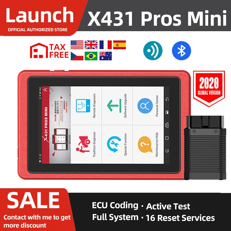 Launch X431 Pros мини автомобильный диагностический инструмент полная система X 431 OBD2