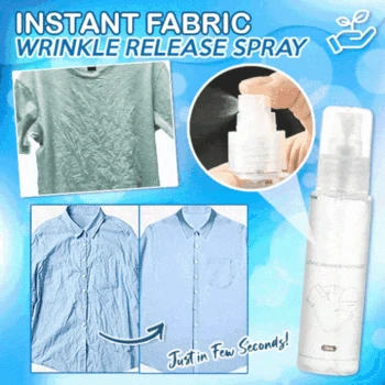 

Clothes Anti-Crease Spray Portable Nursing Softener Wrinkle Release Fabric Freshener No-Iron Nature Plant Extraction Spray