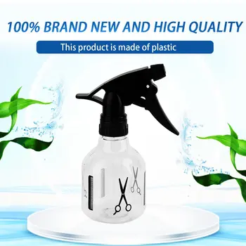 

1pcs Plastic Hairdressing Spray Bottle Plant Flower Water Sprayer 250ml Excellent For Hair Stylist Black