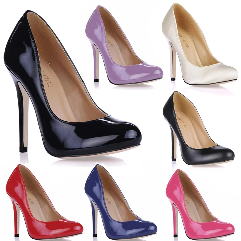 round toe stilettos