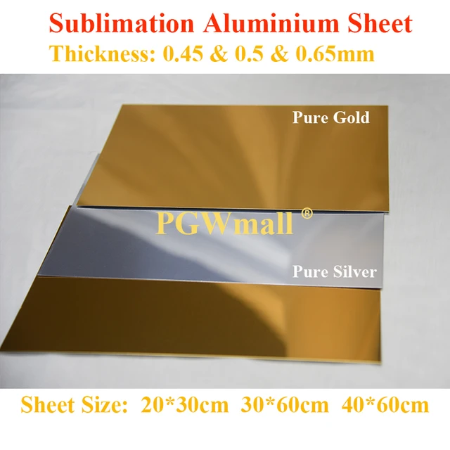 3 Pieces Sublimation Aluminum Photo Blanks Metal Aluminum Sign Blanks Plate  for DIY Thermal Sublimation Printing
