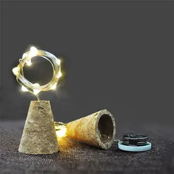 

2M 20LED 4 Modes Timer Setting Waterproof Copper Wire Cork Bottle Lamp String Light for Bar Home Christmas Party Wedding Holiday