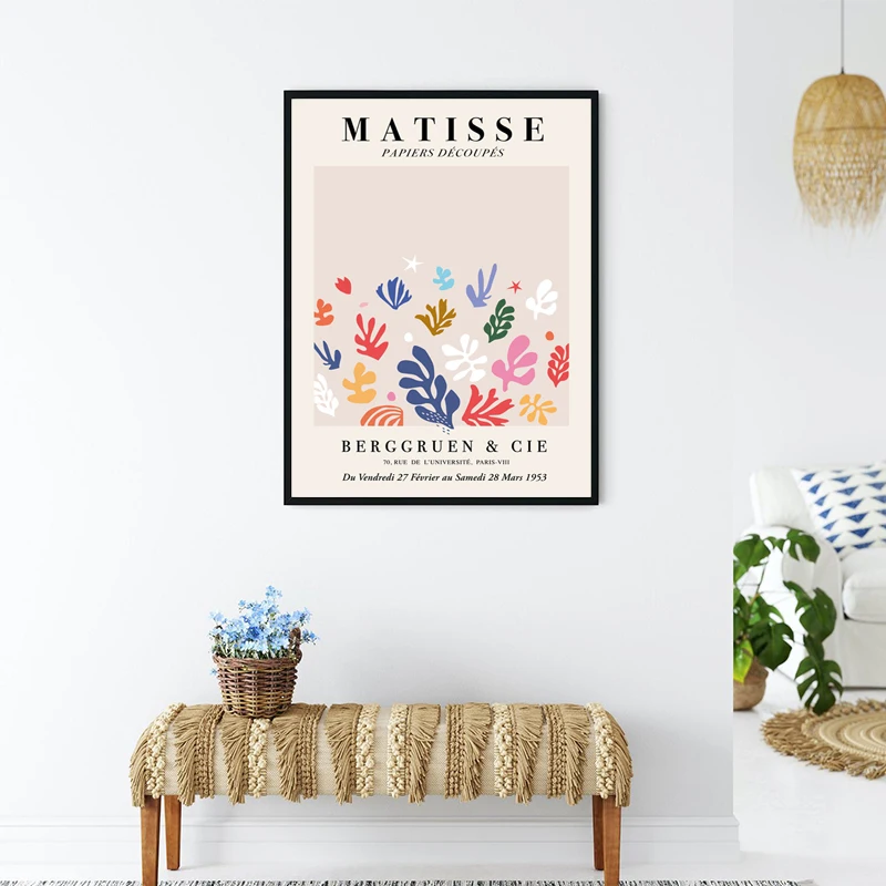 Henri-Matisse-Abstract-Art-Painting-Prints-Red-Blue-Cutouts-Collage-Figures-Artwork-Poster-Canvas-Picture-Gallery (3)