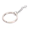 10PCs /lot Key Chains Stainless Alloy Circle DIY 25mm  Keyrings Keychain Diy Accessories Material Hot ► Photo 2/6