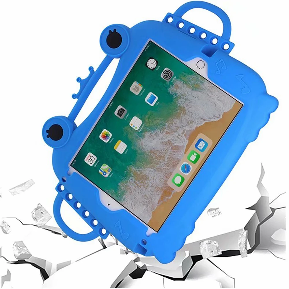 Детский чехол для iPad Air/Air 2/Pro 9,7 безопасный противоударный чехол для планшета из медицинского силикона чехол с лягушкой для iPad Air/Air 2/Pro 9,7 чехол