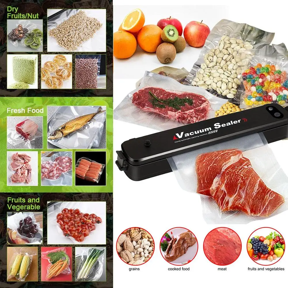 Вакуумный упаковщик пищевых продуктов дозатор пластиковой пленки для дома и