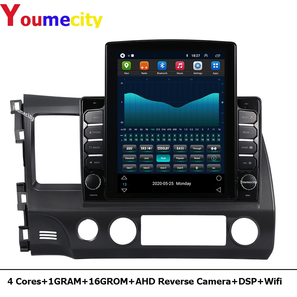 Автомагнитола андроид до 8 ЯДЕР 6GRAM+128ГБ 24*2EQ/Wi Fi+4G/2Din стерео аудио планшет Android 10