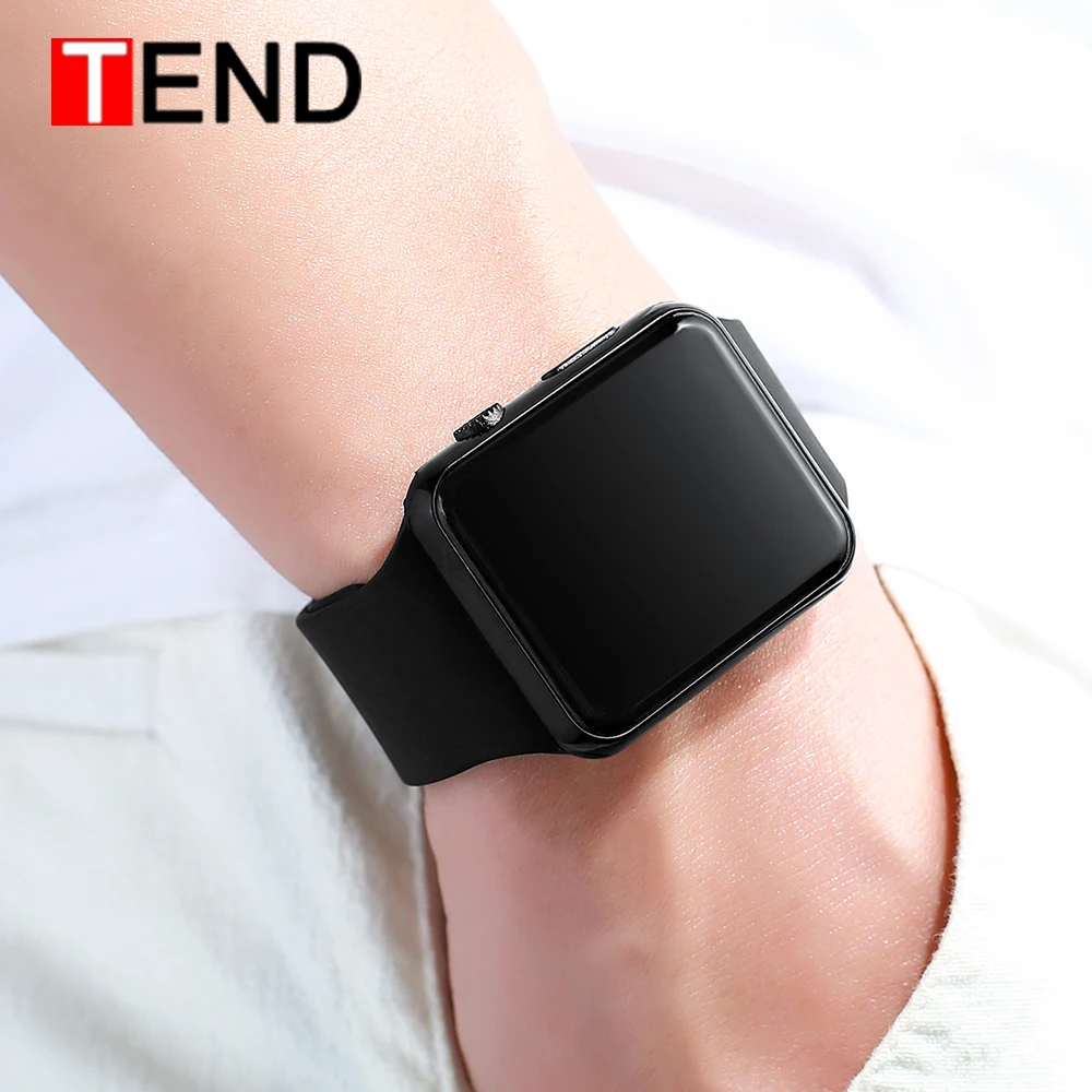 Mode Männer Uhr Frauen Casual Sport Armband Uhren Weiße LED Elektronische Digitale Candy Farbe Silikon Armbanduhr Kinder