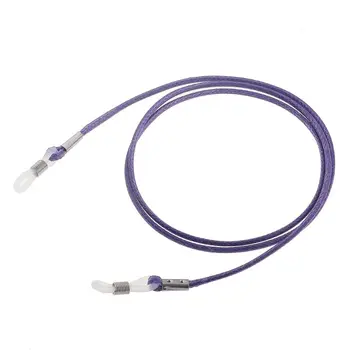 

New Design Glasses Chain Rope Wax Braided Strap Lanyard Reading Glasses Fashion Non Slip Decoration Straps String Necklace 65cm