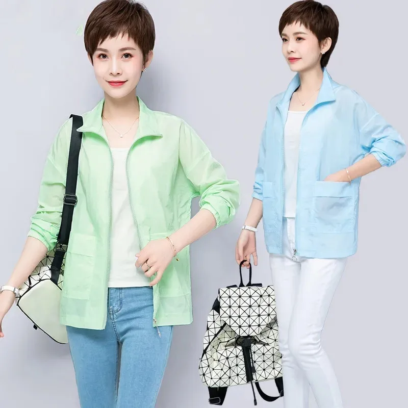 

Hot Selling 2022 New Jackets Sun-Proof Clothing Women's Summer Anti-Ultraviolet Sun Protection Clothing Female Coat 5XL Overwear
