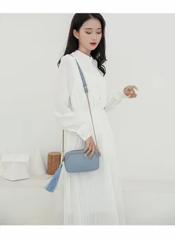 

Summer WOMEN'S Bag 2019 New Style Shoulder Chain Square Sling Bag Textured Non-mainstream Camera Bag Fashion Small Bag