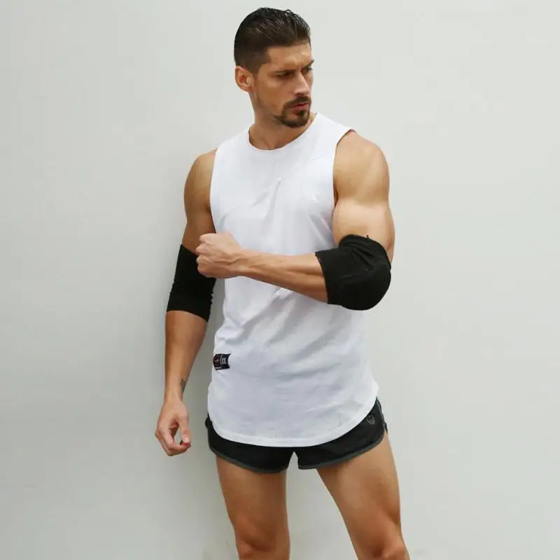 1 пара эластичные налокотники для поддержки колена спортзала фитнеса спорта