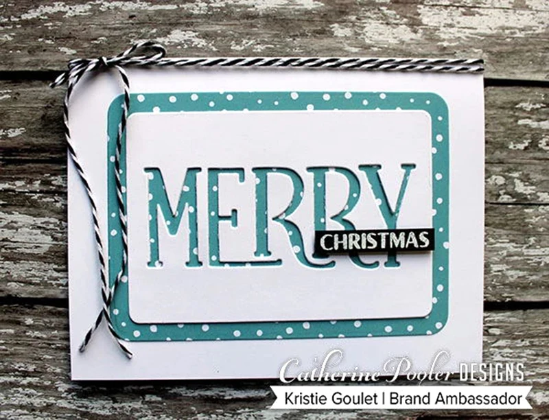 MERRY type рамка для резки металла для DIY скрапбукинга фотоальбом декоративное тиснение бумажные карты ремесла высечки