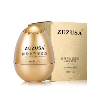 

Yeast Egg Shell Mask Cream Brighten Skin Colour Sleep Mask Improve Roughness Elastic and Smooth Texture Q Bomb Nourish Repair