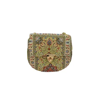 

Handmade Elegant Lady Bag designed with special fabric with kilim motifs.