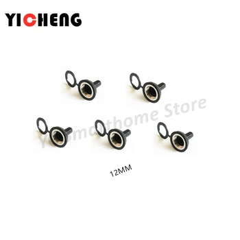 

5 pieces / lot | Rocker switch, waterproof rubber cover, dust protection for boots, 6MM/12MM black tarpaulin