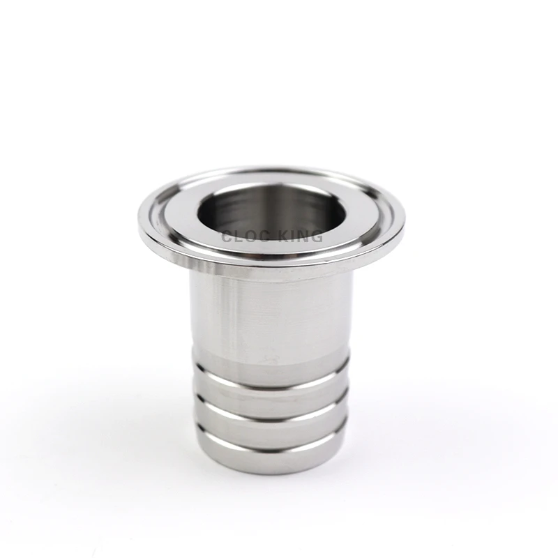 OD 6MM-51MM Stainless Steel SS304 Sanitary Hose Barb Pipe Fitting Ferrule OD 50.5mm-64mm fit 1.5" 2" Tri Clamp