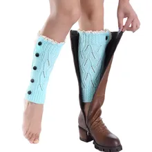 Теплые носки для женщин, зимние рождественские кружевные носки с листьями, гетры, рождественские носки, забавные Женские носочки, 5(China)