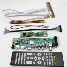 DVB-T2/DVB-T/DVB-C ЖК цифровой телевизор драйвер плата контроллера комплект 23,8 дюймов LM238WF2 SSA1 1280*800 3663 ЖК-плата контроллера DIY комплект