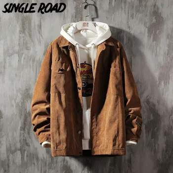 

SingleRoad Mens Jacket Men 2020 Fashion Khaki Coat Windbreaker Hip Hop Harajuku Japanese Streetwear Korean Style Jackets For Men