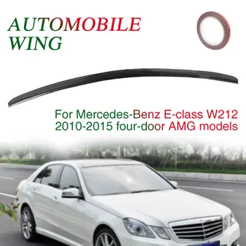 

Car Tail Wing Trunk Rear Wing Black Spoiler Wing Decor Trim 131.5*5*1.5cm 4 - Door 4D for Mercedes Benz E Class W212