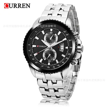 

2020PopularNew Style Gift MEN'S Watch Alloy Men Single Calendar Watch Waterproof Men's Business Quartz Watch