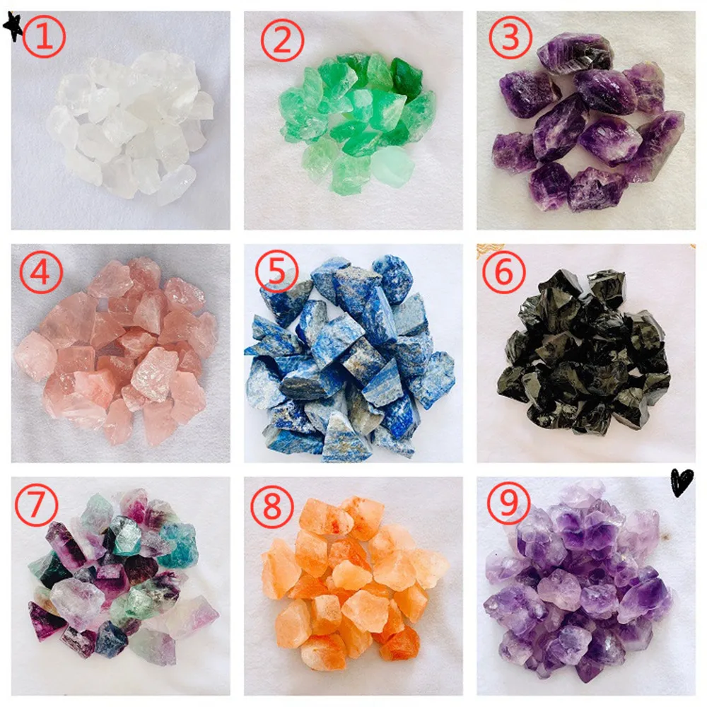 

Natural Stone Crystal Crafts For Home Decoration Degaussing Crystal Raw Stone Gravel Rocks and Minerals Specimens