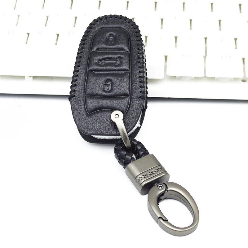 KUKAKEY чехол для ключей из натуральной кожи Citroen C4 кактус Xsara C4L Grand Picasso C5 Elysee C3 Berlingo C1