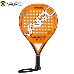 Professional Pala Padel Vairo 8.1 Carbon Paddle Racket Soft EVA Face Tennis Racket With Padel Racket Bag Training Accessories
