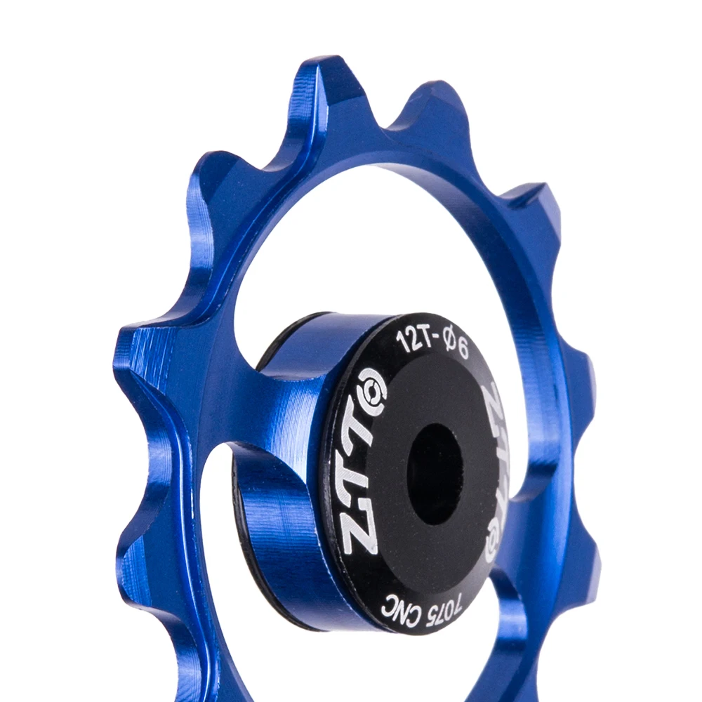 ZTTO 12T MTB велосипедный задний переключатель узкий широкий Jockey колесный керамический подшипник шкив CNC дорожный велосипед направляющая 4 мм 5 мм 6 мм