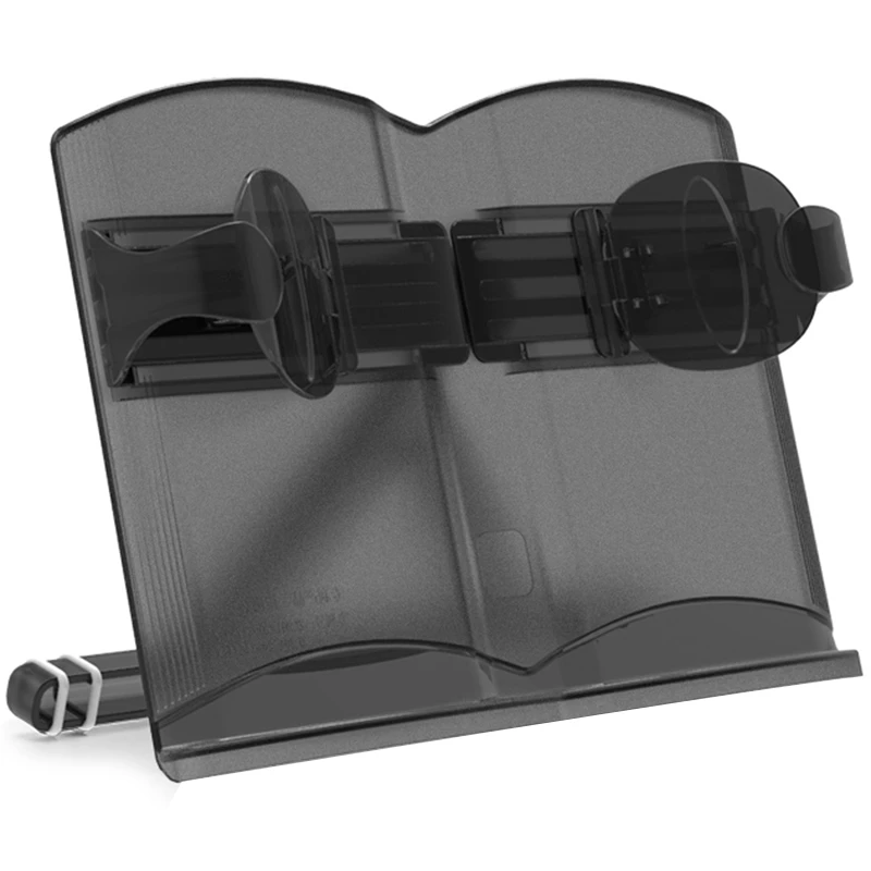 

Black Portable Book Stand Holder Bookrest Multifunctional Adjustable Book Accessories Support Bookends Book For Reading Stand Fo