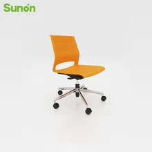 Sunon High Quality Staff Chairs With Hemp cushion ergonomic Medium back hot sell Meeting gaming Chair Plastic PP Frame SNA60BCS