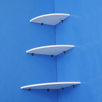 

NEW-3Pcs Corner Bathroom Shelf Organizer Wall Shelf Kitchen Storage Rack Shower Holder Home Bookshelf Shelves Storage