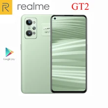 Official Original New Realme GT2 5G Cell Phone Snapdragon888 6.62inch AMOLED 5000Mah 65W Dash Charge Android 12 50MP Camera NFC