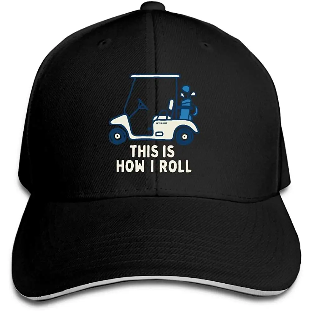 Для мужчин Wo Для мужчин s изготовленный на заказ это, как я ролл гольф-кары Кепка-тракер Кепки простой Регулируемый Бейсбол Кепки