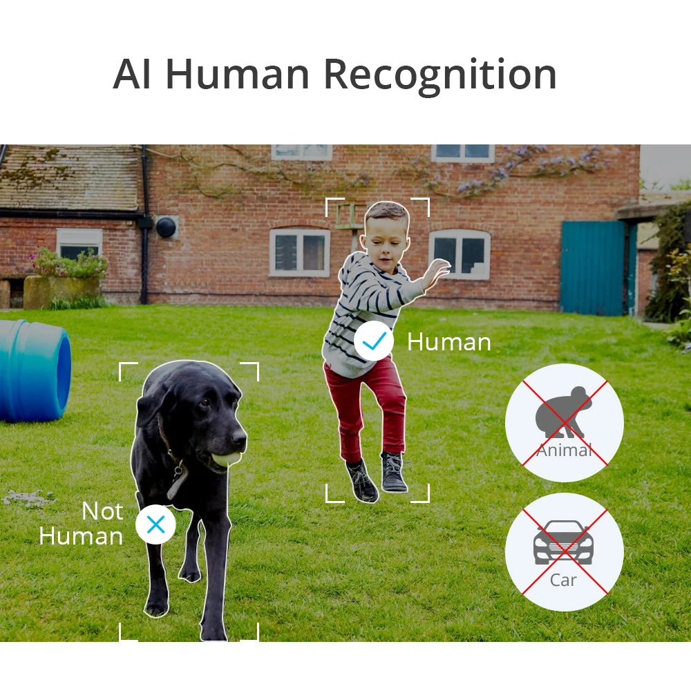 SANNCE 8CH 5MP-N Super HD System bezpieczeństwa wideo H.264 + DVR z 4X 8X 5MP Bullet zewnętrzna wodoodporna kamera CCTV Kit AI wykrywanie 3 SANNCE 8CH 5MP-N Super HD System bezpieczeństwa wideo H.264 + DVR z 4X 8X 5MP Bullet zewnętrzna wodoodporna kamera CCTV Kit AI wykrywanie 3