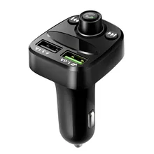 Автомобильный Bluetooth 5,0 fm-передатчик Беспроводной Громкая связь приемник Авто mp3-плеер 3.1A двойной USB быстрое зарядное устройство автомобильные аксессуары
