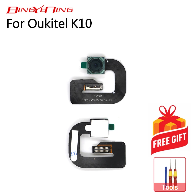 

BingYeNing High Quality New Original Oukitel K10 16.0MP rear camera back camera repair parts replacement for Oukitel K10 phone