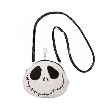 

New Fashion Nightmare Before Christmas Jack Skellington Girls Kids Mini Plush Messenger Bags Coin Purse For Children