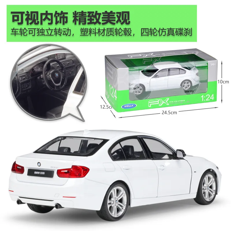 

WELLY Welly 1: 24 Suitable for BMW 3 Series Model Alloy Car Model Adult Collection Decoration