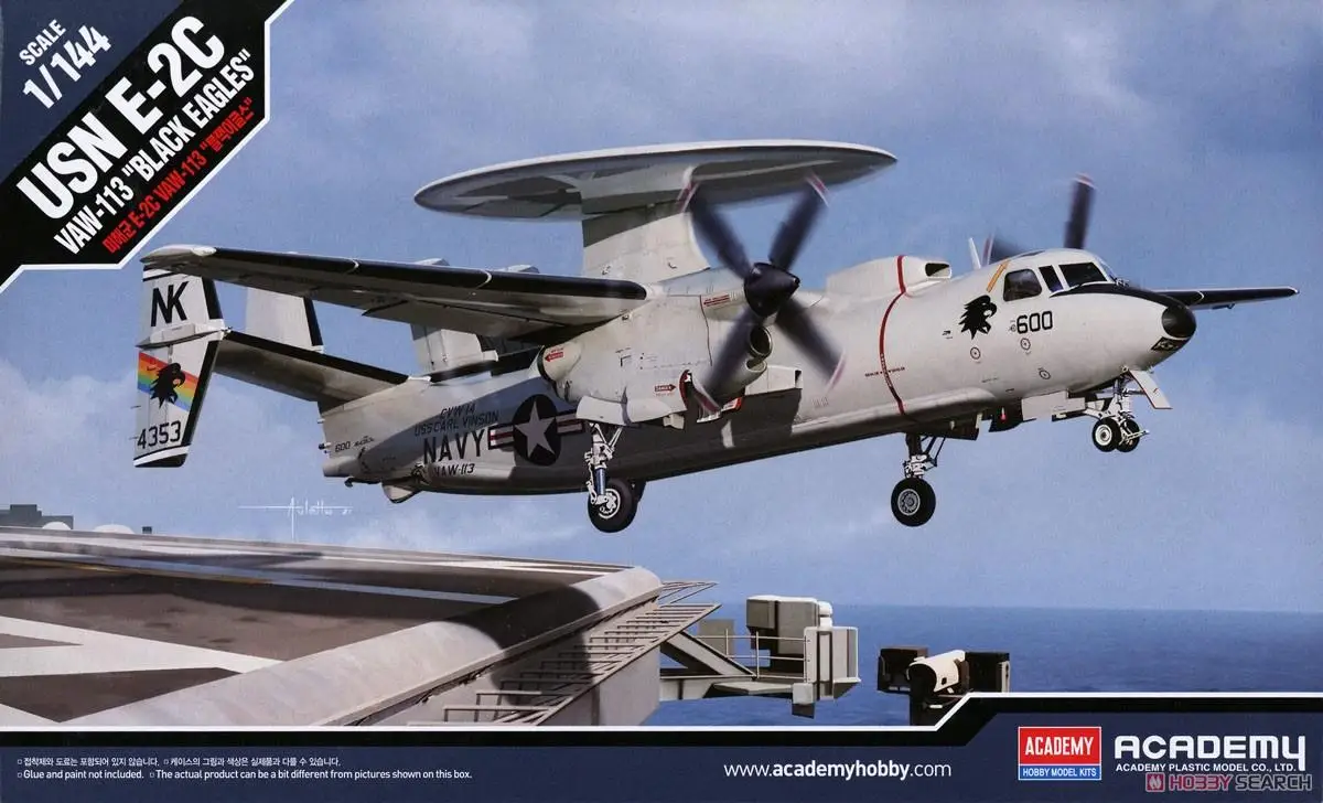 

Академия 12623 1/144 E-2C Hawkeye VAW-113 «Black Eagles» набор моделей