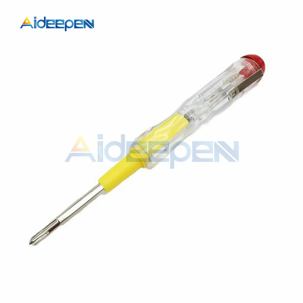 Electrical Tester Pen Screwdriver 100-500V Voltage Test Power Detector Probe Pen 