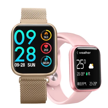 

P80 Smart Watch Men women IP68 Waterproof Full Touch Smartwatches Heart Rate Blood Pressure Fitness Tracker Bracelet VS P70