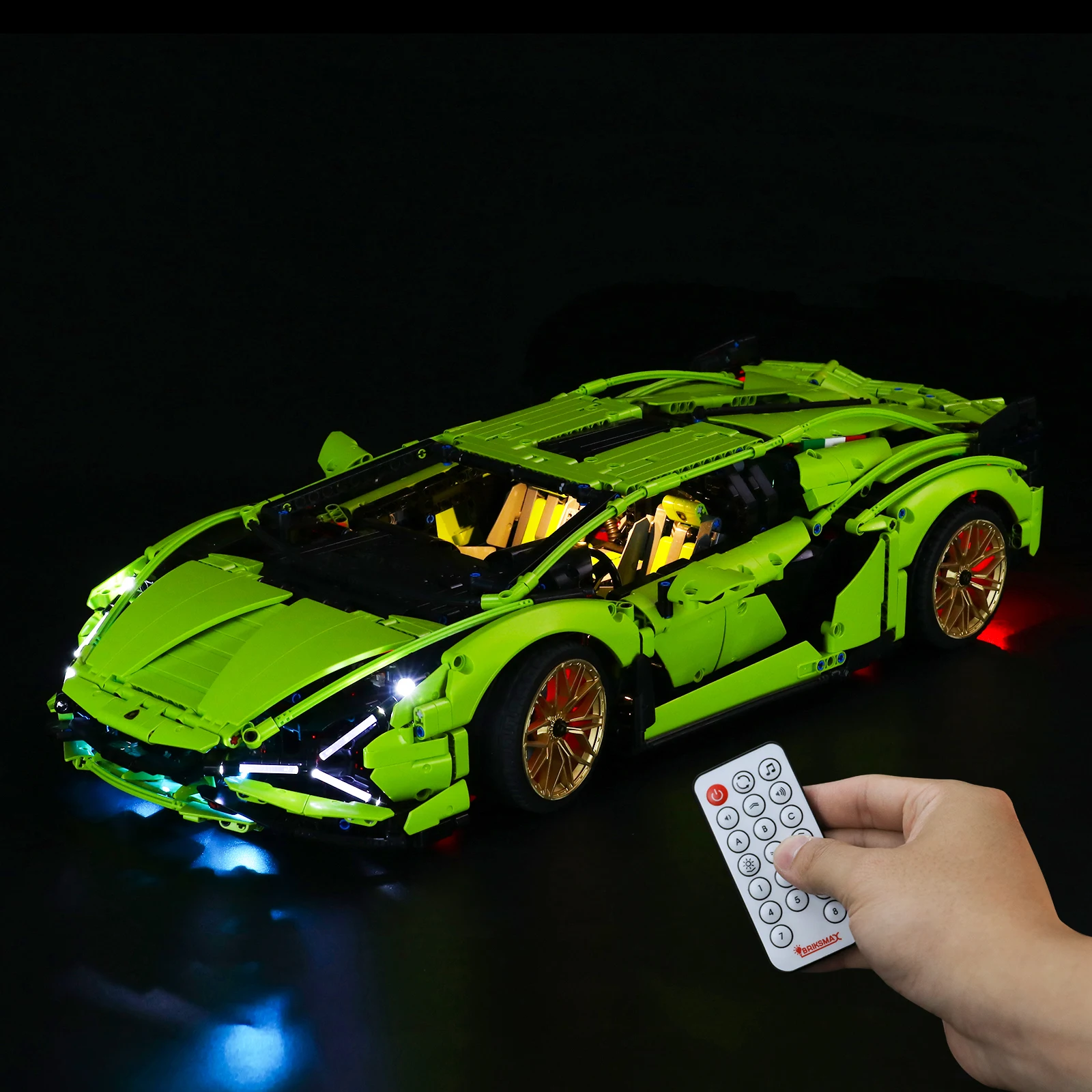

BriksMax Led Light Kit For 42115 Remote Control With Sound Effect
