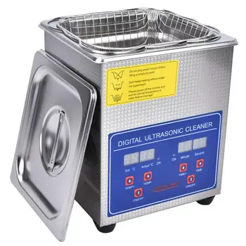 

220V 2L Digital Ultrasonic Cleaner Jewelry Glasses Cleaner Adjustable Heating Timing Cleaning Machine Ultrasonic Cleaning UK