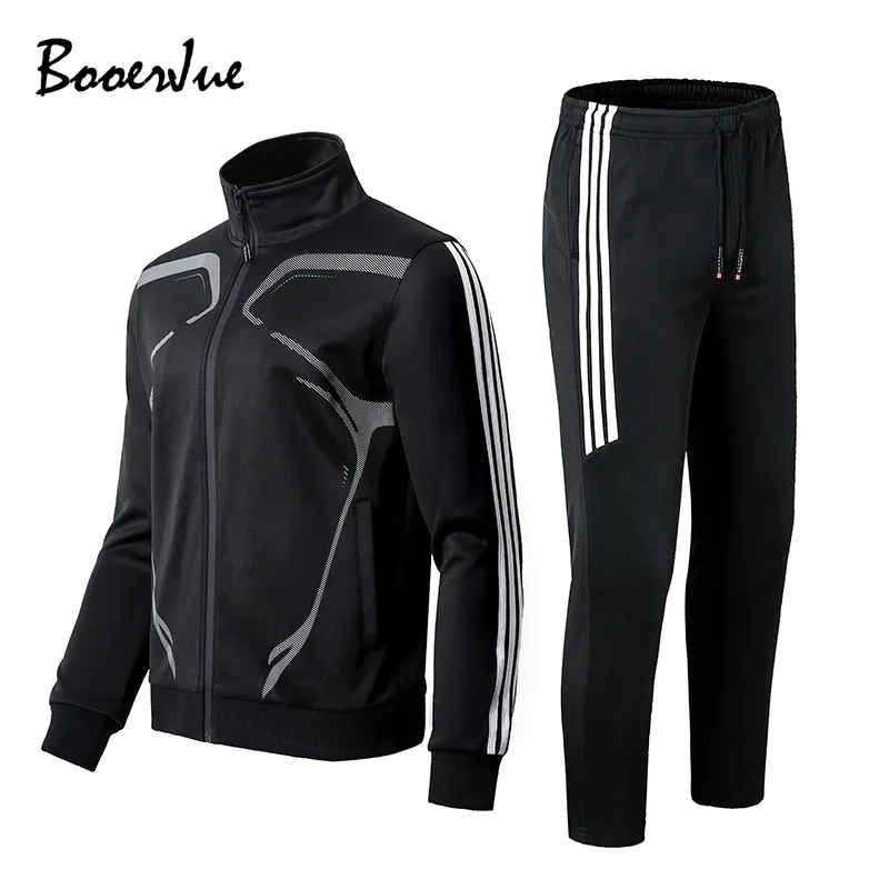 

Tracksuit Men's Casual Tracksuit Sets Sweatshirts Pullover Two Piece Sweatshirts +Pants Winter Sets Brand Clothing Men Outfit