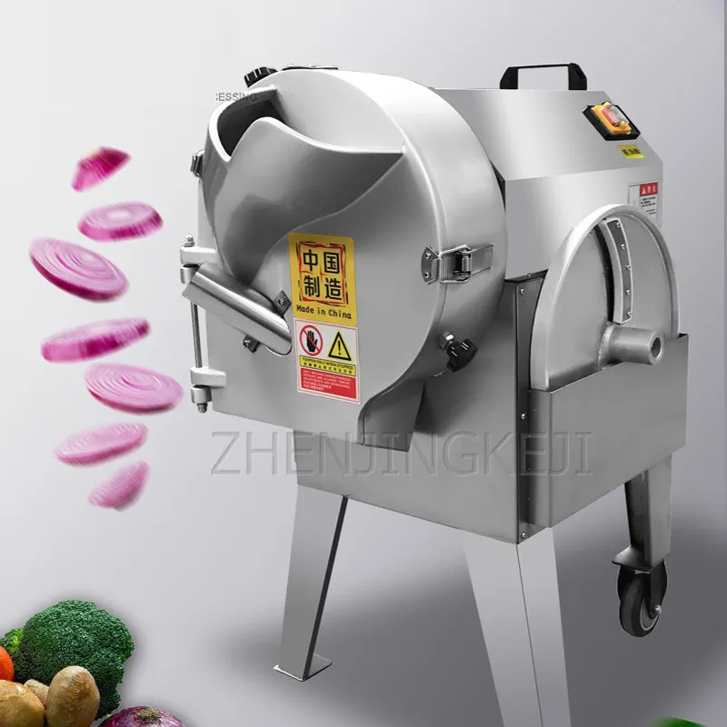 US $1.240.27 Vegetable Cutter Commercial Multifunctional Potato Ginger Hawthorn Slicer Shred Carrot Electric Dicing Machine Food Processor