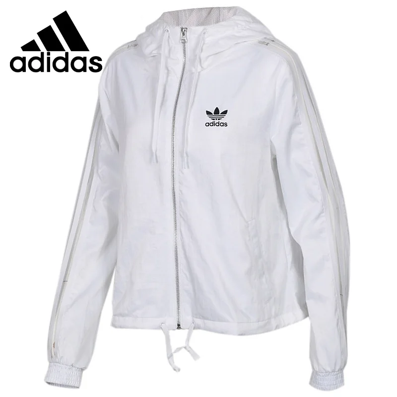 

Original New Arrival Adidas Originals WINDBREAKER Women's jacket Hooded Sportswear