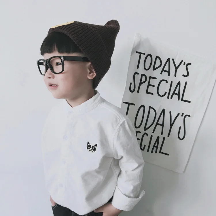 18 детская рубашка, детская осенне-зимняя шлифовальная рубашка с воротником-стойкой для мужчин и женщин, плотная Корейская рубашка с изображением кактуса, MacBook S
