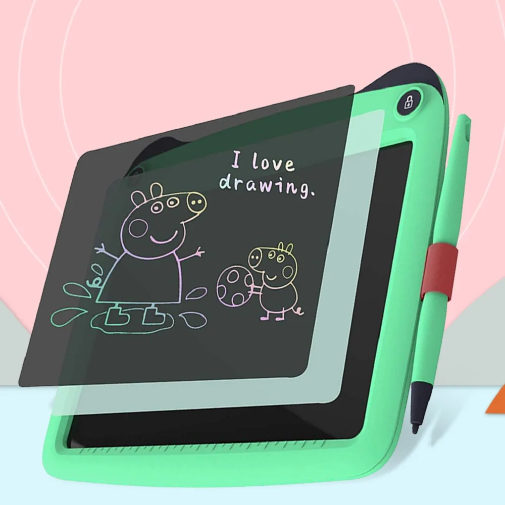 TISHRIC 9&quot 9 Inch Writing Tablet Kids Drawing Board Digital LCD Graphics Handwriting Pad Bulletin Erase Educational Toys | Компьютеры